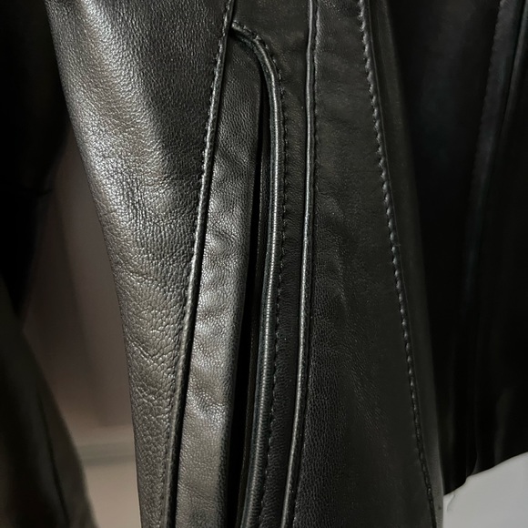 Boston Harbour real leather size M jacket ladies so soft biker lady - Picture 4 of 9